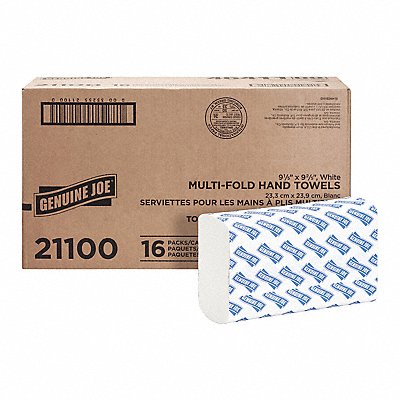 GENUINE JOE GJO21100 Multifold Towels9.50 X9.10 PK4000