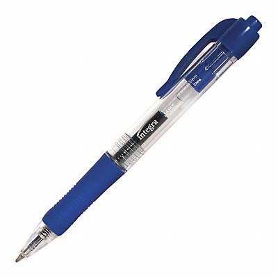 INTEGRA ITA36157 Retractable 0.5Mm Gel Pens Blue PK12