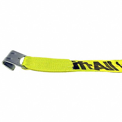 LIFT-ALL 26424 Tie Down Strap Flat-Hook Yellow