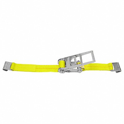 LIFT-ALL 20483 Tie Down Strap Flat-Hook Yellow