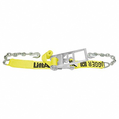 LIFT-ALL 20489 Tie Down Strap Grab-Hook Yellow