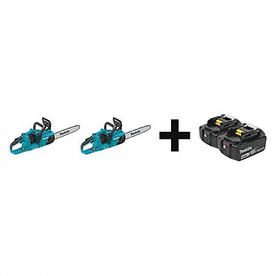 MAKITA XCU03ZXCU03ZBL1840B2 Chain Saw Kit Battery 14 Bar Length