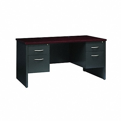 HIRSH 20534 Office Desk 60 W x 29-1/2 H x 30 D