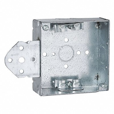 RACO 225 Box 4 SQ 1-1/2 Deep B-Brkt Nm-Clamp