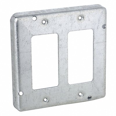 RACO 857 Cover 2-Device 4-11/16 Gfci/Gfci