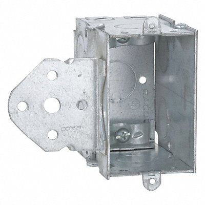 RACO 603 Sw Box B-Brkt Nm-Clamps 1/2 Ko 3-1/2 Dp