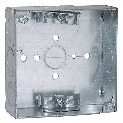 RACO 211 Box 4 SQ 1-1/2 Deep Nm-Clamp 1/2-3/4