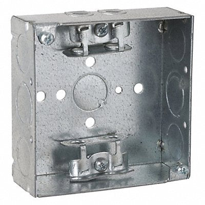 RACO 213 Box 4 SQ 1-1/2 Deep Mc-Clamp 1/2-3/4