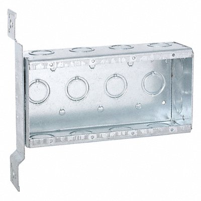 RACO 687 Box 2-1/2 D Fmbrkt 1/2-3/4 4 Gang