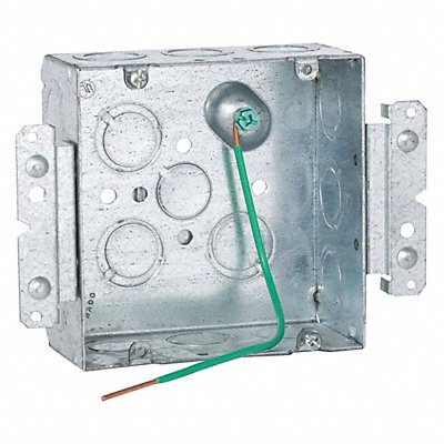 RACO 257M Box Sq 4-11/16 Welded Met 2-1/8