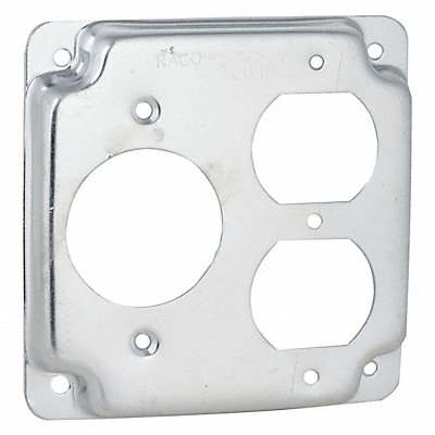 RACO 831C Cver Sq Exp 1 Duplx (1)20A Twistlock 4