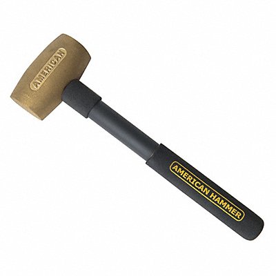 AMERICAN HAMMER AM35BRCG Hammer Brass Soft Grip 3.5 lb.