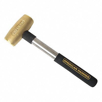 AMERICAN HAMMER AM3BRCG Hammer Brass Soft Grip 3 lb.