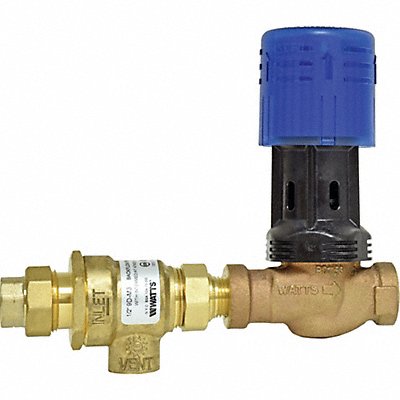 WATTS 12BD911T Backflow Preventer Size 1/2 100 psi