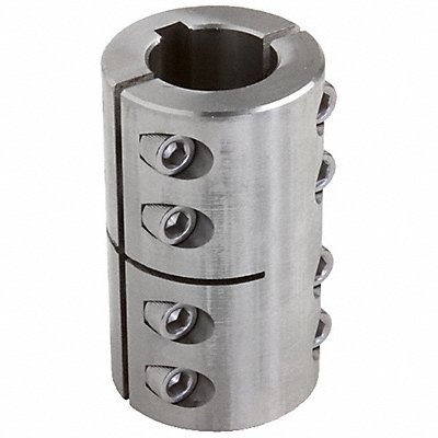 CLIMAX METAL PRODUCTS 2ISCC137137SKW Rigid Shaft Coupling Clamp 3-5/8 L