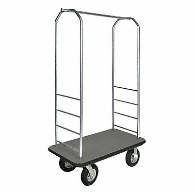 CSL 2099BK010GRY Bellman Cart Stnlss Steel Grey Carpet
