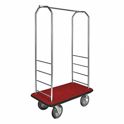 CSL 2099BK020RED Bellman Cart Stnlss Steel Red Carpet