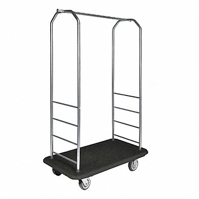 CSL 2099BK050BLK Bellman Cart Stnlss Steel Black Carpet