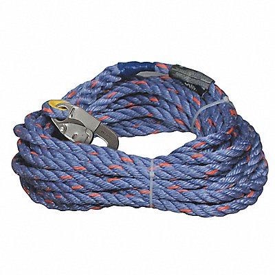 HONEYWELL MILLER 300LZ7150FTBL Verticalical Rope Lifeline Single Snap Hook