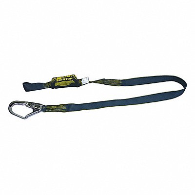 HONEYWELL MILLER 933KZ76FTBK Shock-Absorbing Lanyard Black