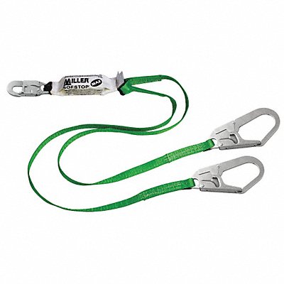 HONEYWELL MILLER 980WRSZ76FT Shock-Absorbing Lanyard 6 ft 400 lb.