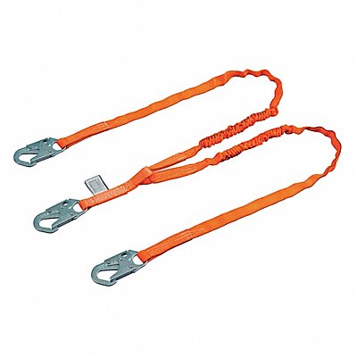 HONEYWELL MILLER T5121Z76FTAF Shock-Absorbing Lanyard Orange