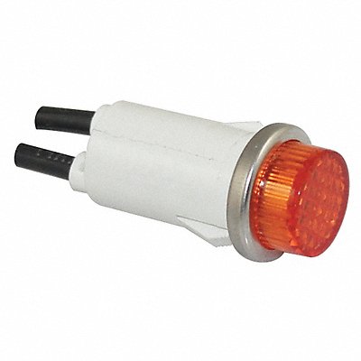 GRAINGER 20C850 Raised Panel Light Amber 120 V AC