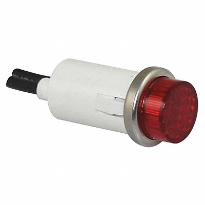 GRAINGER 20C854 Raised Panel Light Red 120 V AC