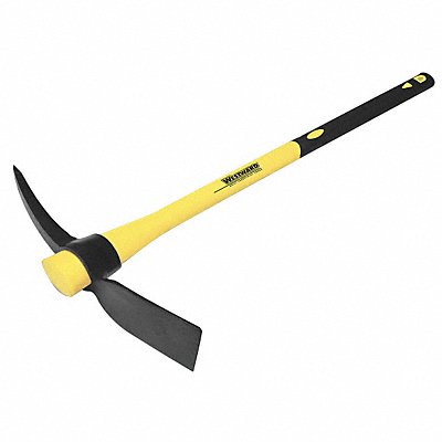 WESTWARD 20C885 Pick Mattock 36 In Fiberglass Handle