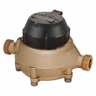 BADGER 1037177 Flowmeter 35 gpm 150 psi 9 in.