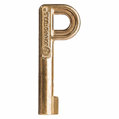 JONARD TOOLS TTK225 P Key For Self Lock Pedestal Lock Brass