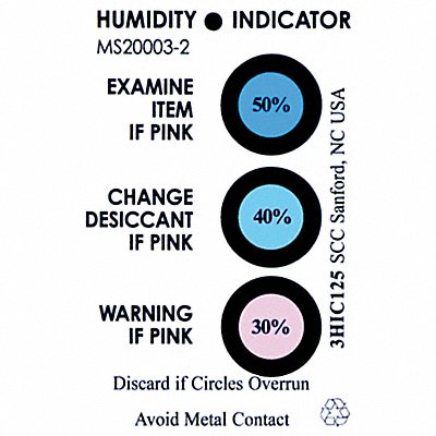 SCS 3HIC125 Humidity Indicator PK125