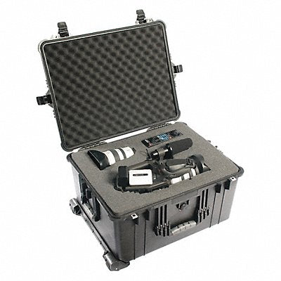 PELICAN 1620 G3139 Protective Case 10 17/32 in Double Throw Black