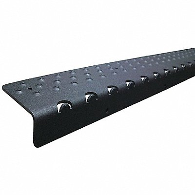 HANDI RAMP NSN129048BK0 Stair Nosing Black 48in W Aluminum