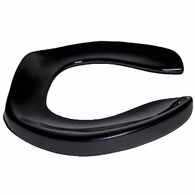 CENTOCO GR300CCSS407 Toilet Seat Round Bowl Open Front Black
