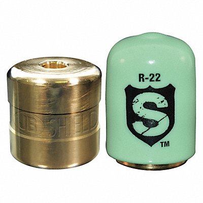 JB INDUSTRIES SHLDG12 Refrigerant Cap Locks 1/4 in R-22 PK12