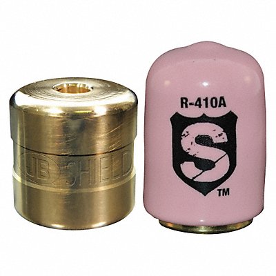 JB INDUSTRIES SHLDP12 Refrigerant Cap Locks 1/4 in R-410A PK12