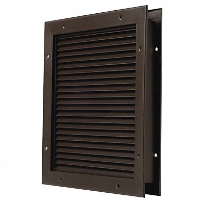NATIONAL GUARD L700BFDKB12x18 Louver No Vision Dk Bronze 12 x 18