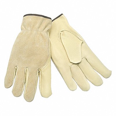 MCR SAFETY 3405XL Leather Gloves Beige XL PR