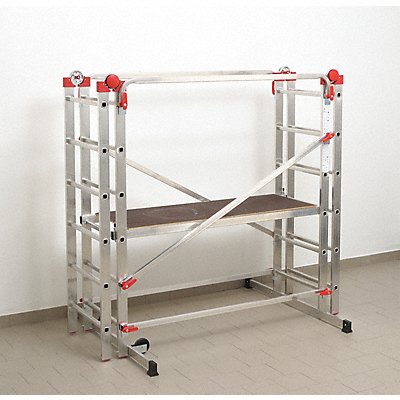 HAILO 9459501 Portable Scaffold 330 lb Aluminum