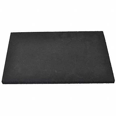 GRAINGER 1001330 Polyethylene Sheet L 24 in Black
