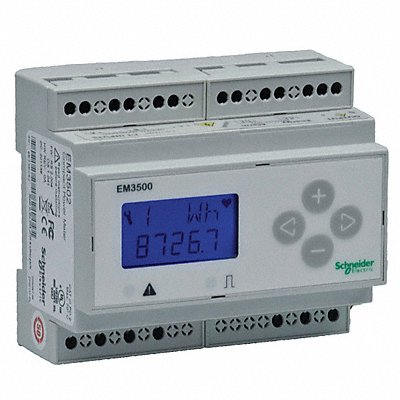 SCHNEIDER ELECTRIC METSEEM3502 Power Meter LCD 90/600VAC/DC