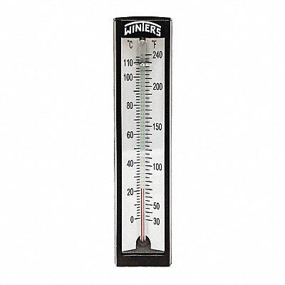 WINTERS TAS150LF Thermometer Analog 30to240 F 1/2 NPT