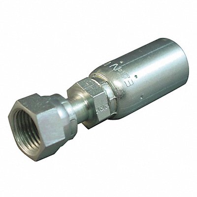 KURT FFX0608 Crimp Fitting Straight 3/8 ID ORS