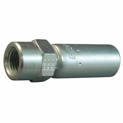 KURT FP0404 Crimp Fitting Straight 1/4 ID FNPT