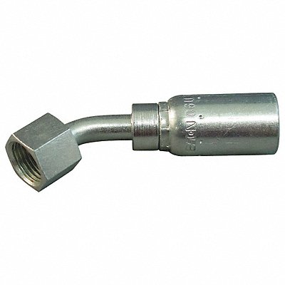 KURT FFX450606 Crimp Fitting 45 Degrees Elbow 3/8 ID