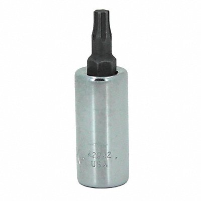 SK PROFESSIONAL TOOLS 42945 Socket Bit Steel 1/4 in TpSz T30