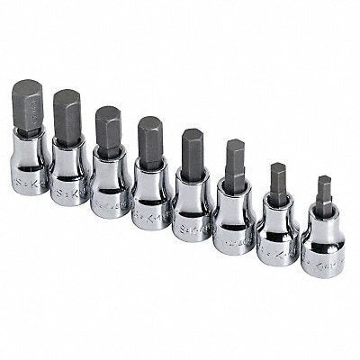 SK PROFESSIONAL TOOLS 19708 SocketBt St Stl StSz 3/8 in DrSz 3/8 in