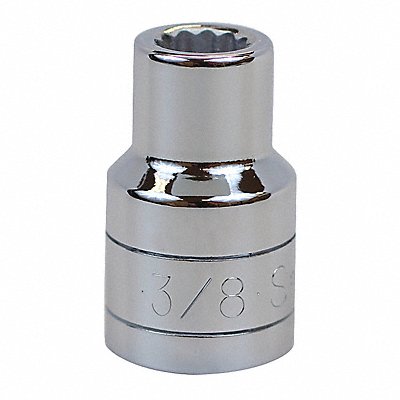 SK PROFESSIONAL TOOLS 40212 Socket Steel Chrome 3/8 in