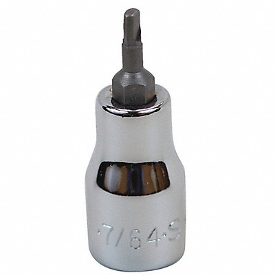 SK PROFESSIONAL TOOLS 41204 Socket Bit Steel 3/8 in TpSz 7/64 in